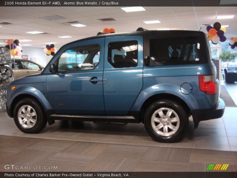 Atomic Blue Metallic / Gray/Blue 2006 Honda Element EX-P AWD