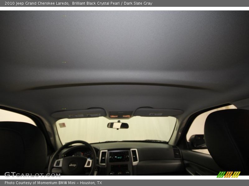 Brilliant Black Crystal Pearl / Dark Slate Gray 2010 Jeep Grand Cherokee Laredo