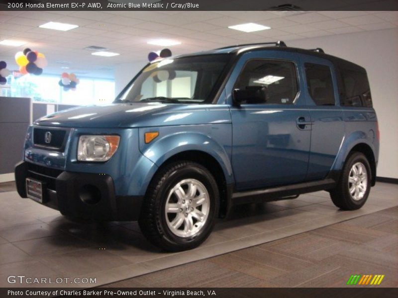 Atomic Blue Metallic / Gray/Blue 2006 Honda Element EX-P AWD