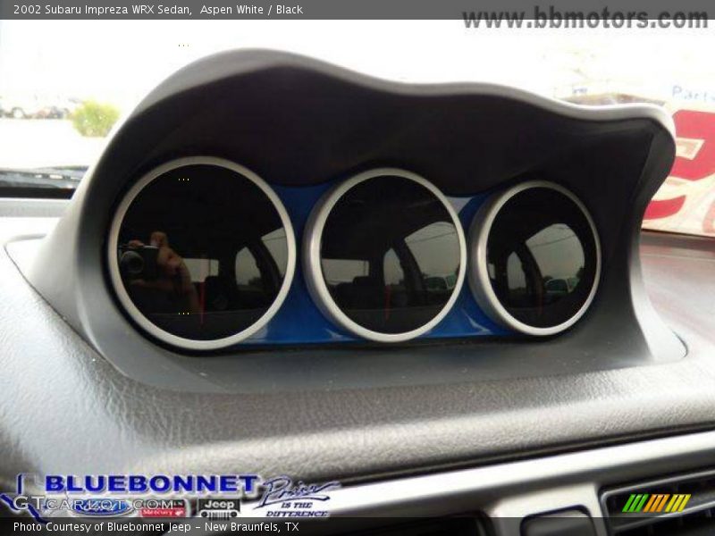 Aspen White / Black 2002 Subaru Impreza WRX Sedan
