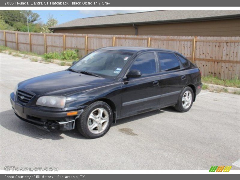 Black Obsidian / Gray 2005 Hyundai Elantra GT Hatchback