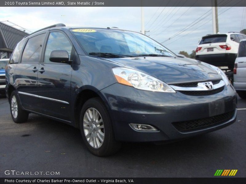 Slate Metallic / Stone 2010 Toyota Sienna Limited AWD