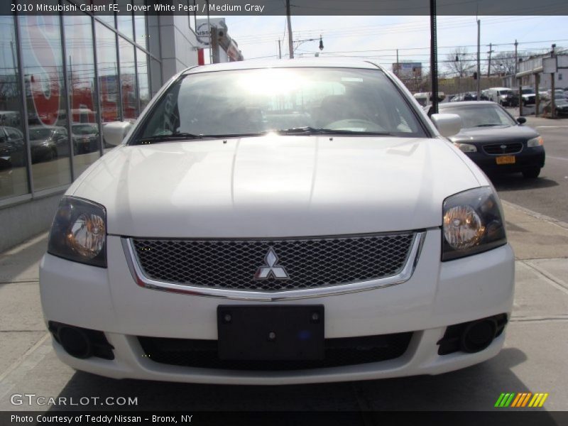 Dover White Pearl / Medium Gray 2010 Mitsubishi Galant FE
