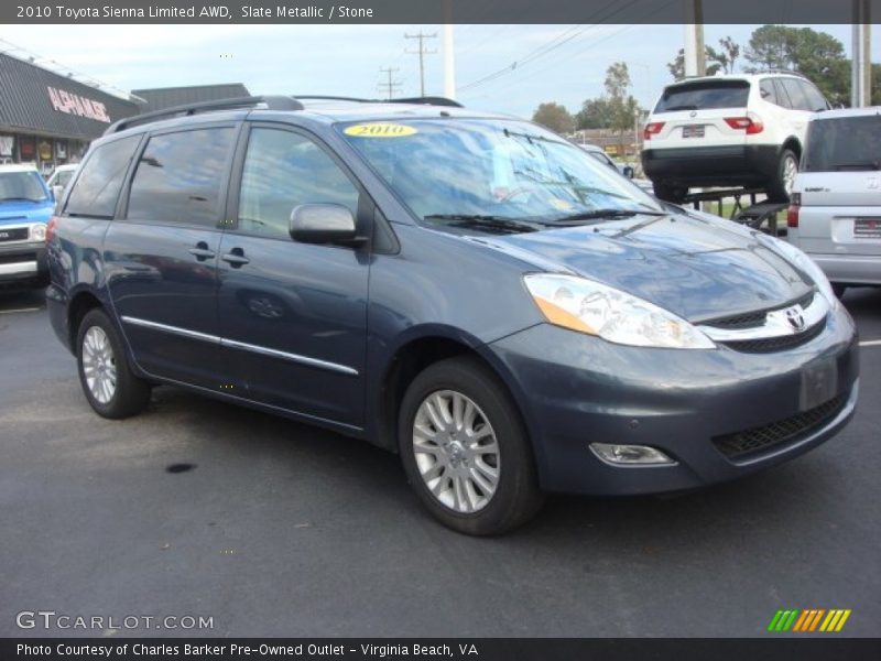 Slate Metallic / Stone 2010 Toyota Sienna Limited AWD