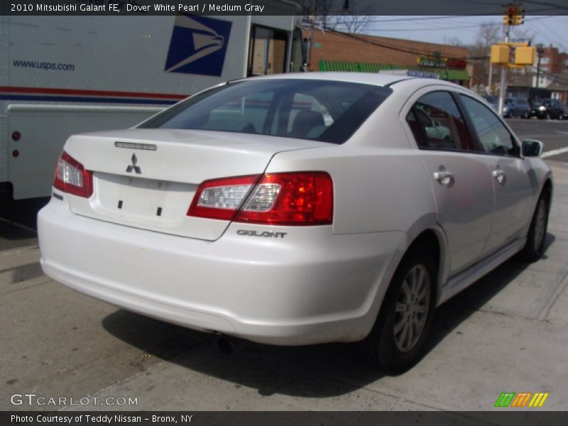 Dover White Pearl / Medium Gray 2010 Mitsubishi Galant FE