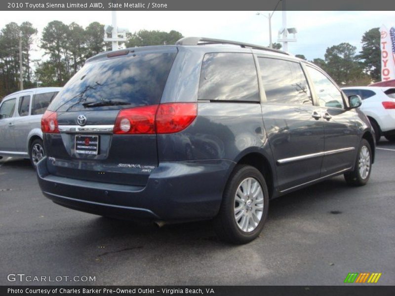 Slate Metallic / Stone 2010 Toyota Sienna Limited AWD