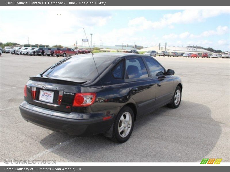 Black Obsidian / Gray 2005 Hyundai Elantra GT Hatchback