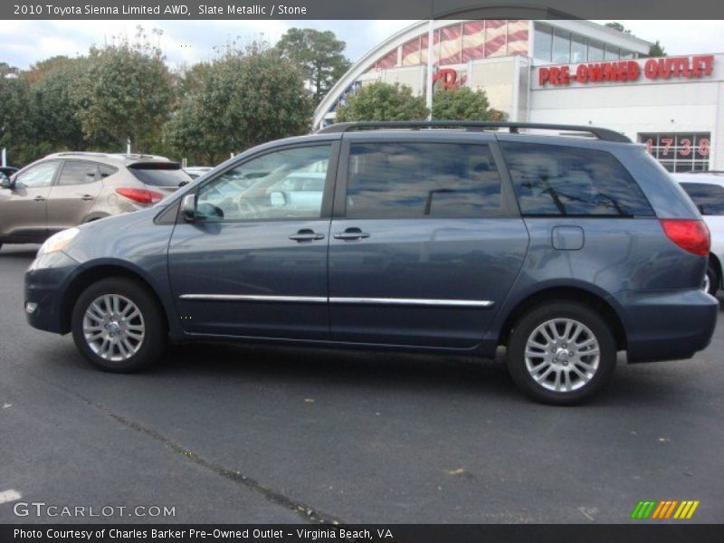 Slate Metallic / Stone 2010 Toyota Sienna Limited AWD