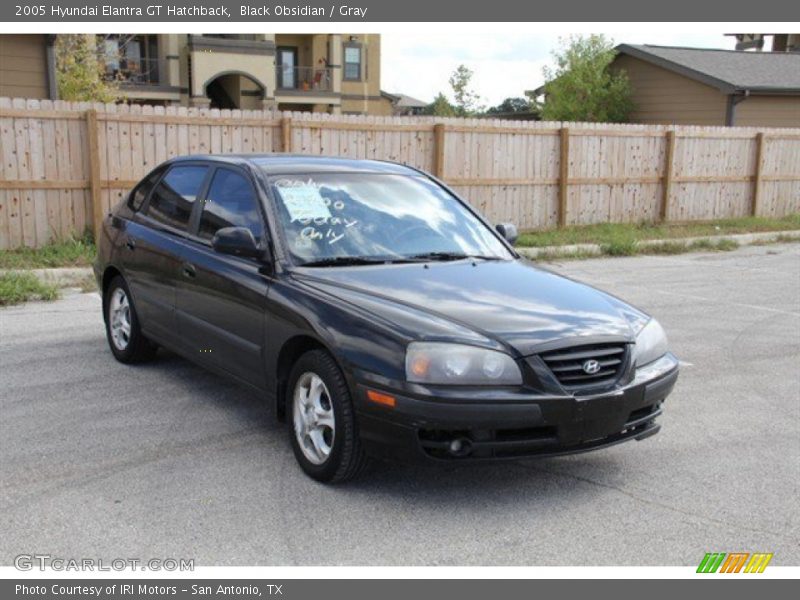 Black Obsidian / Gray 2005 Hyundai Elantra GT Hatchback