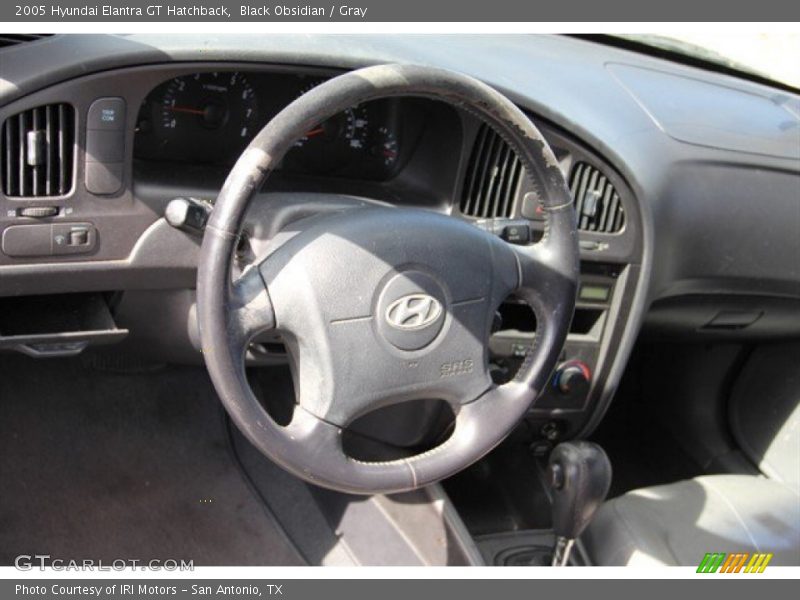 Black Obsidian / Gray 2005 Hyundai Elantra GT Hatchback