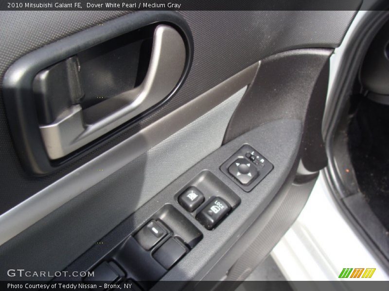 Dover White Pearl / Medium Gray 2010 Mitsubishi Galant FE