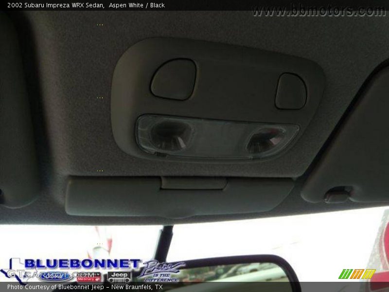 Aspen White / Black 2002 Subaru Impreza WRX Sedan