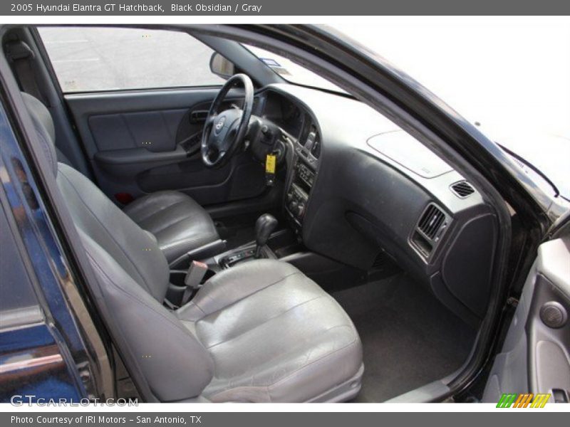 Black Obsidian / Gray 2005 Hyundai Elantra GT Hatchback