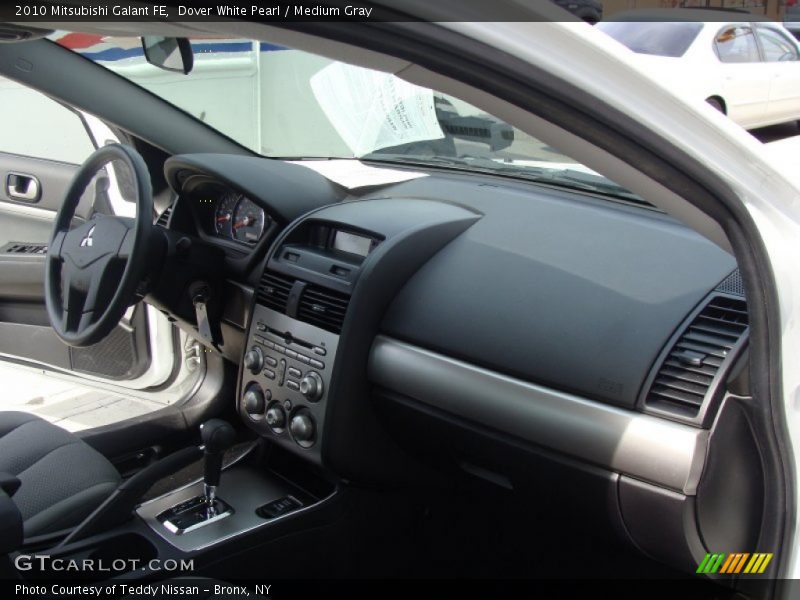Dover White Pearl / Medium Gray 2010 Mitsubishi Galant FE