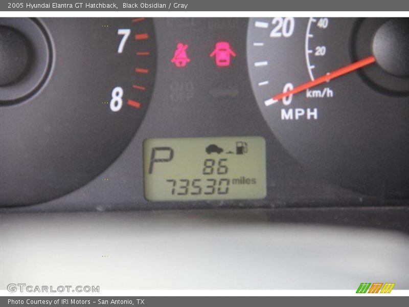 Black Obsidian / Gray 2005 Hyundai Elantra GT Hatchback