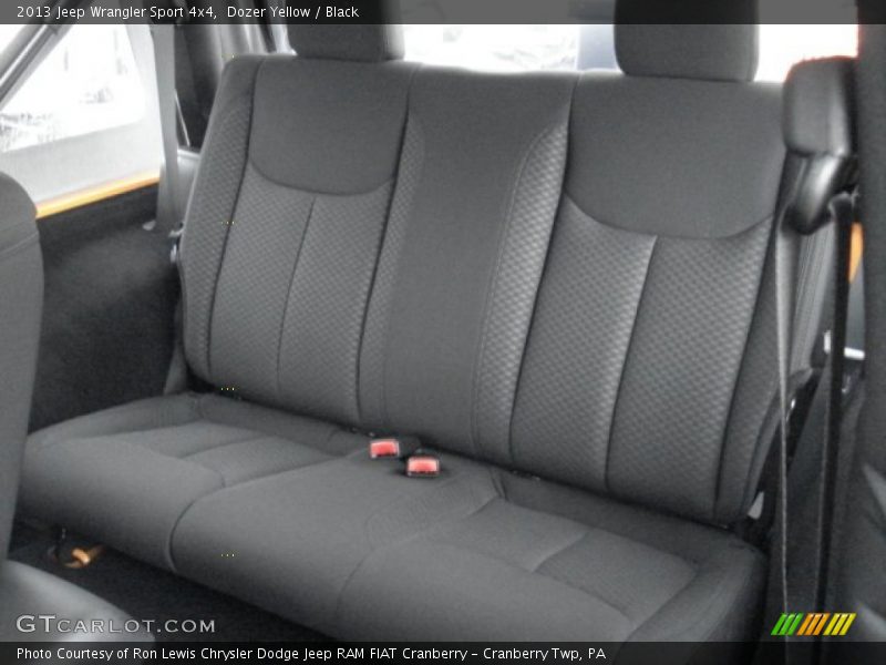 Rear Seat of 2013 Wrangler Sport 4x4
