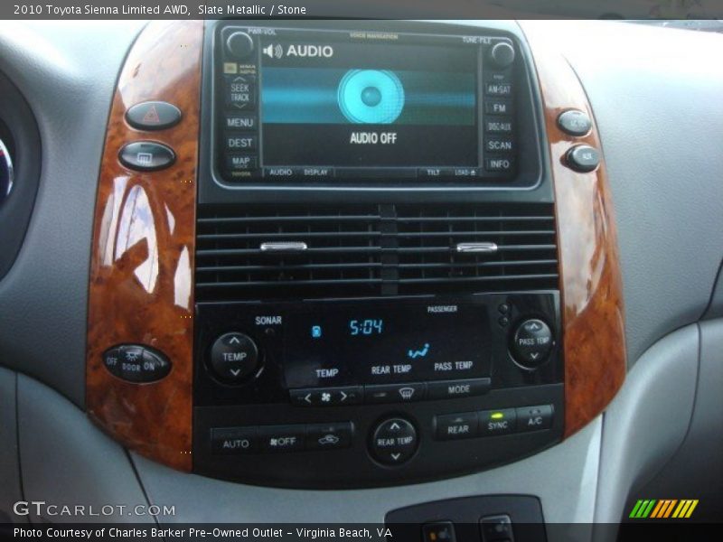 Slate Metallic / Stone 2010 Toyota Sienna Limited AWD