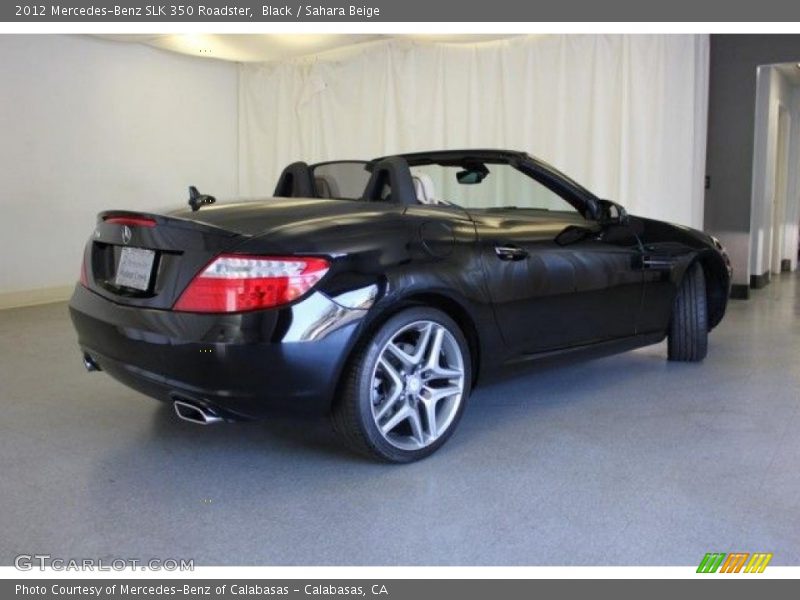 Black / Sahara Beige 2012 Mercedes-Benz SLK 350 Roadster