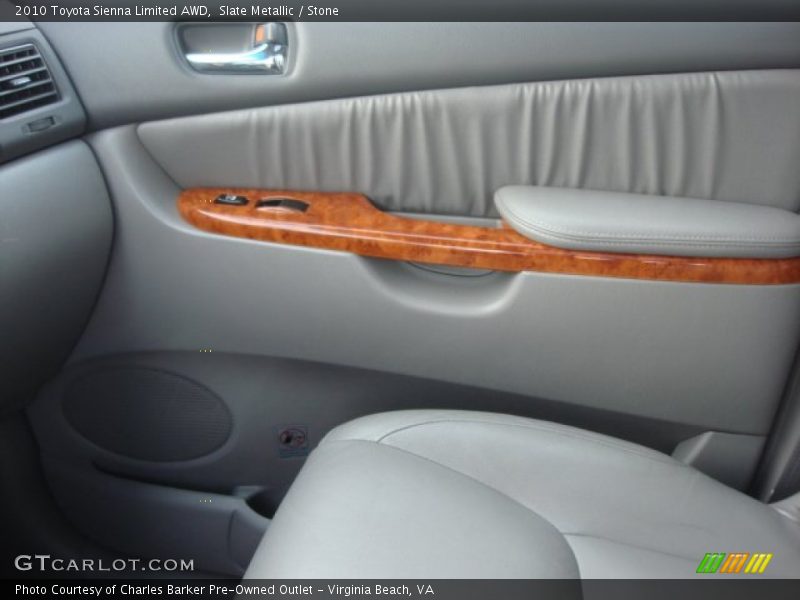 Slate Metallic / Stone 2010 Toyota Sienna Limited AWD
