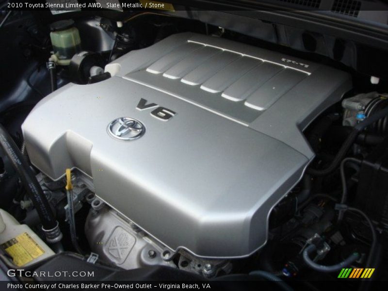 Slate Metallic / Stone 2010 Toyota Sienna Limited AWD