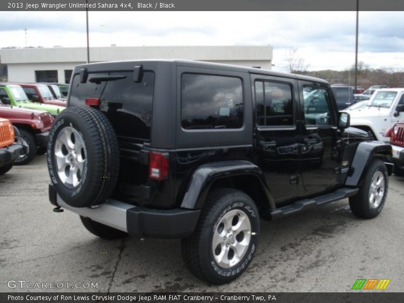 Black / Black 2013 Jeep Wrangler Unlimited Sahara 4x4