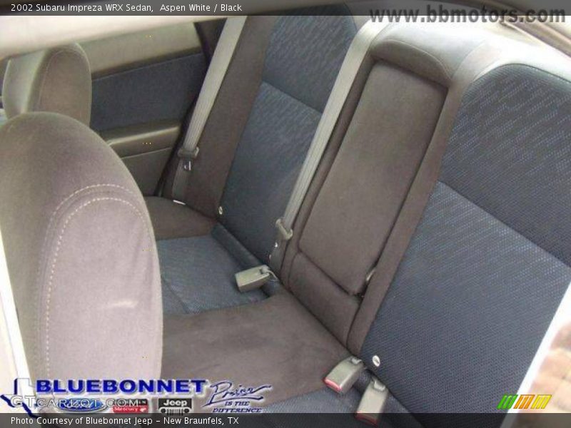 Aspen White / Black 2002 Subaru Impreza WRX Sedan