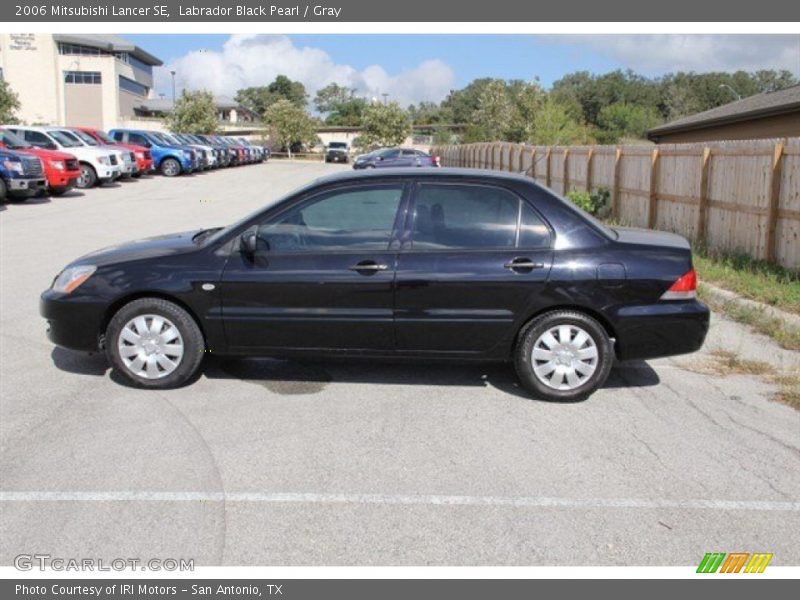 Labrador Black Pearl / Gray 2006 Mitsubishi Lancer SE
