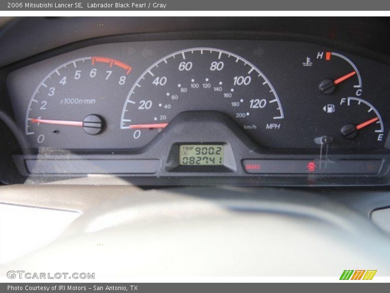 Labrador Black Pearl / Gray 2006 Mitsubishi Lancer SE