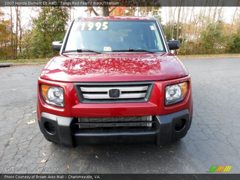 Tango Red Pearl / Black/Titanium 2007 Honda Element EX AWD
