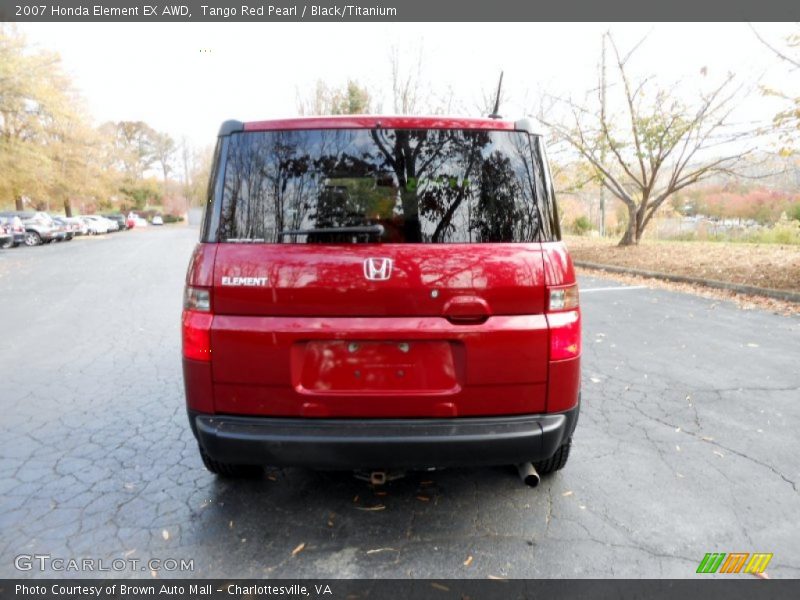 Tango Red Pearl / Black/Titanium 2007 Honda Element EX AWD
