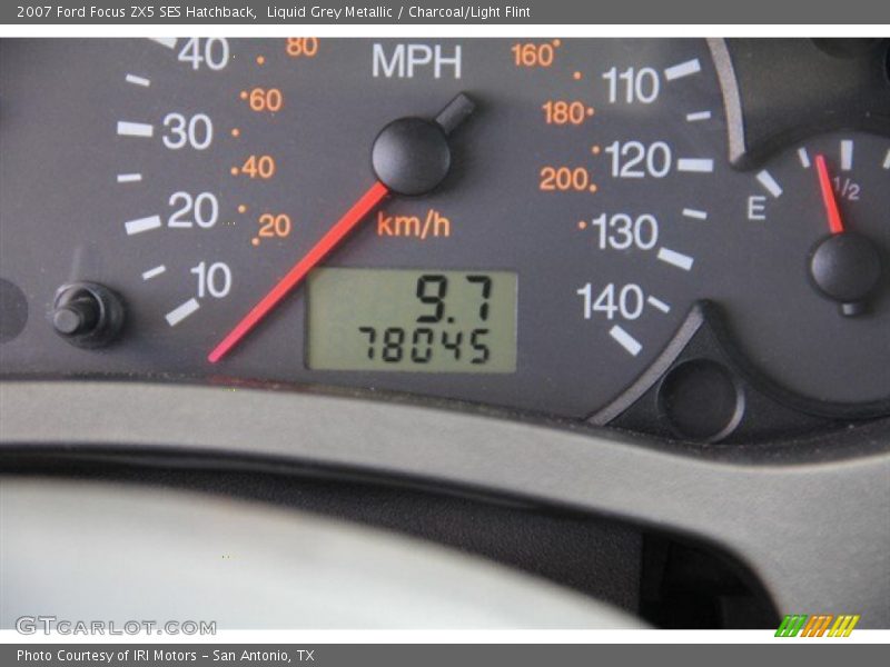 Liquid Grey Metallic / Charcoal/Light Flint 2007 Ford Focus ZX5 SES Hatchback