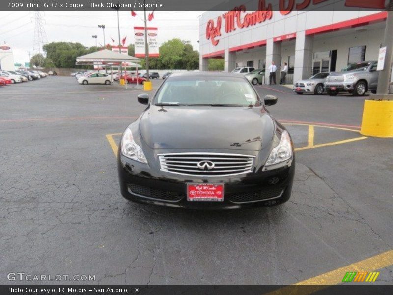 Black Obsidian / Graphite 2009 Infiniti G 37 x Coupe