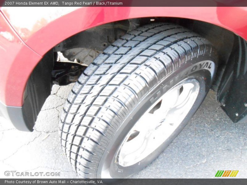 Tango Red Pearl / Black/Titanium 2007 Honda Element EX AWD