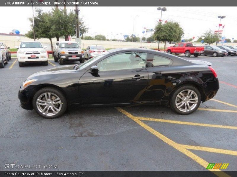 Black Obsidian / Graphite 2009 Infiniti G 37 x Coupe