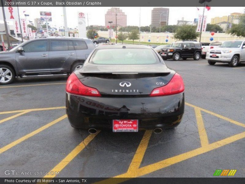Black Obsidian / Graphite 2009 Infiniti G 37 x Coupe