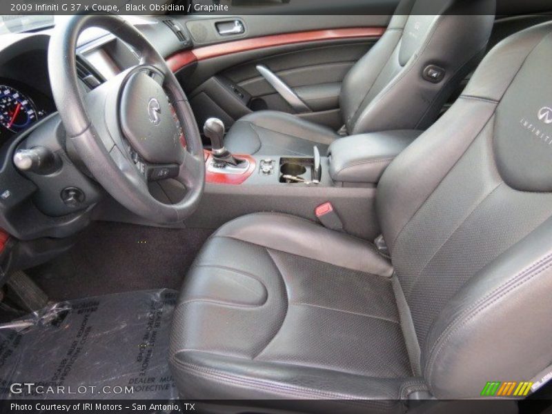 Black Obsidian / Graphite 2009 Infiniti G 37 x Coupe