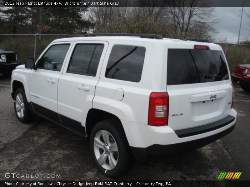 Bright White / Dark Slate Gray 2013 Jeep Patriot Latitude 4x4