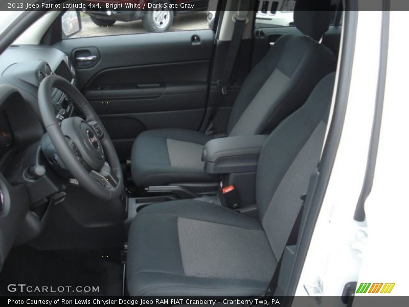 Bright White / Dark Slate Gray 2013 Jeep Patriot Latitude 4x4