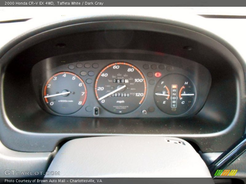 Taffeta White / Dark Gray 2000 Honda CR-V EX 4WD