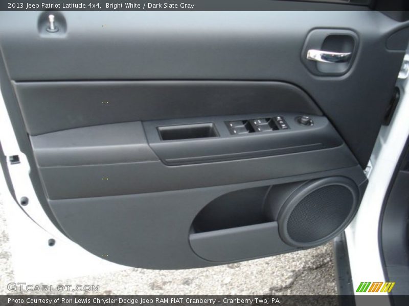 Bright White / Dark Slate Gray 2013 Jeep Patriot Latitude 4x4