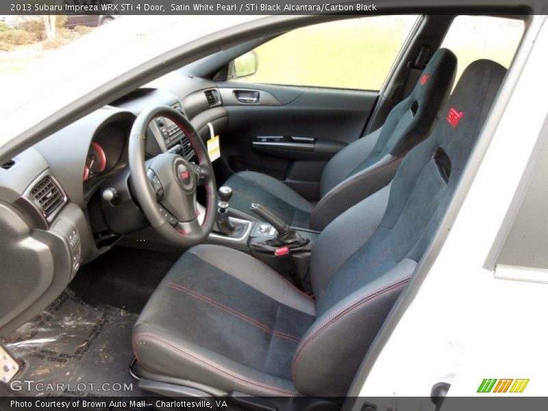 Front Seat of 2013 Impreza WRX STi 4 Door