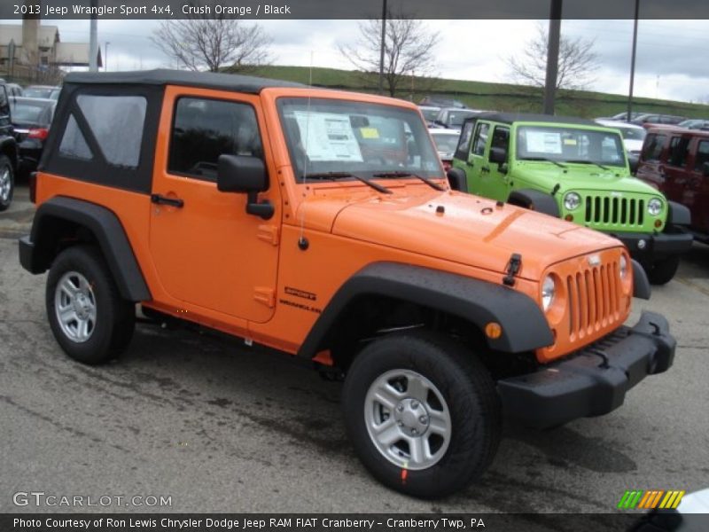 Front 3/4 View of 2013 Wrangler Sport 4x4