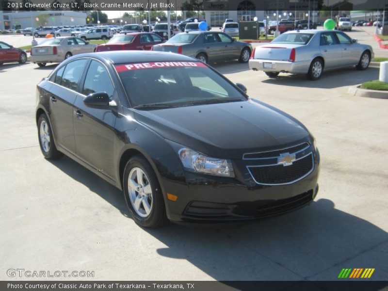 Black Granite Metallic / Jet Black 2011 Chevrolet Cruze LT