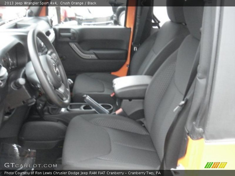 Crush Orange / Black 2013 Jeep Wrangler Sport 4x4