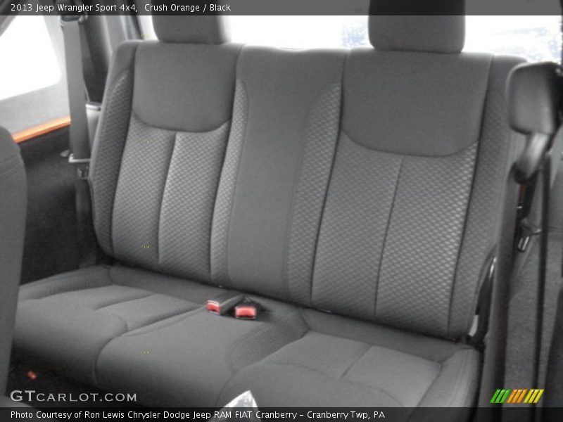 Rear Seat of 2013 Wrangler Sport 4x4