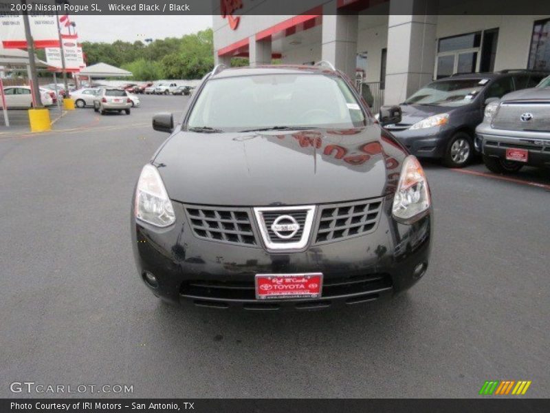 Wicked Black / Black 2009 Nissan Rogue SL