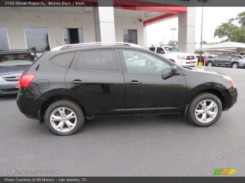 Wicked Black / Black 2009 Nissan Rogue SL