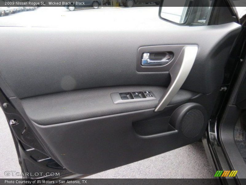 Wicked Black / Black 2009 Nissan Rogue SL