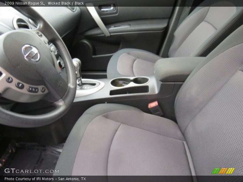 Wicked Black / Black 2009 Nissan Rogue SL