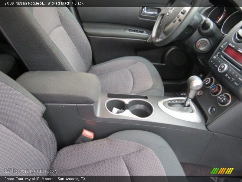 Wicked Black / Black 2009 Nissan Rogue SL